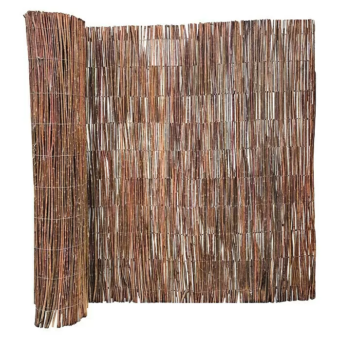 T & J Weidenmatte Amrum - 300 x 180 cm, Weide, Braun - Vorderansicht