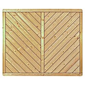 T & J Sichtschutzelement Classic Diagonal (B x H: 180 x 150 cm, Holz, Gerade) | BAUHAUS