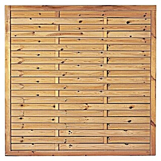 T & J Sichtschutzelement (Maße B x H: 150 x 150 cm, Holz, KDI Grün)
