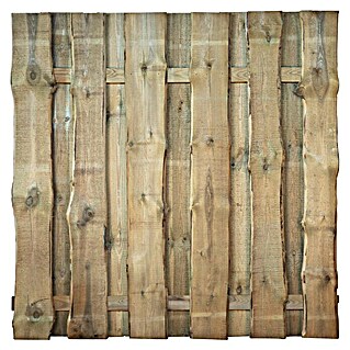 T & J Sichtschutzelement Fünen (B x H: 180 x 180 cm, Holz)