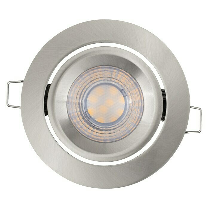 Osram LED-Einbauleuchten-Set (5 W, Farbe: Nickel, Ø x H: 8,7 x 3 cm, 3 Stk.)