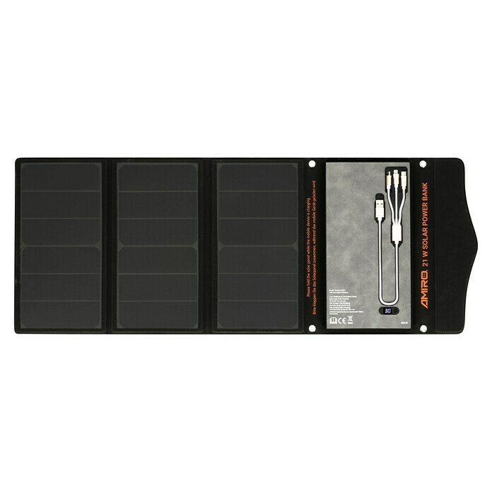 Yard Force Cargador solar LX PB21 (48,1 Wh, 65 x 28,5 x 1,5 cm) | BAUHAUS