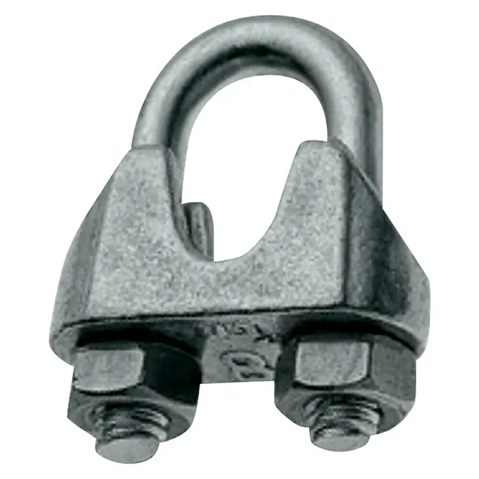 Stabilit Seilklemme - Für Seildurchmesser: 8 mm, 10 Stk., Stahl - Drahtseilklemme aus Metall, ein robustes Verbindungselement für Drahtseile, ideal für sichere und dauerhafte Befestigungen.