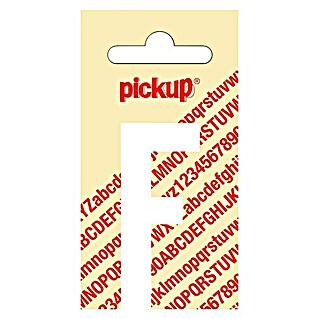 Pickup Etiqueta adhesiva (Motivo: F, Blanco, Altura: 60 mm)