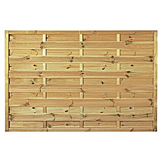 T & J Sichtschutzelement Maxi Massiv (180 x 120 cm, Holz, KDI Grün)