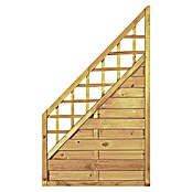 T & J Sichtschutzelement Maxi Massiv (90 x 150 cm, Holz, Mit Ornament-Gitter) | BAUHAUS