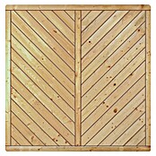 T & J Sichtschutzelement Classic Diagonal (B x H: 180 x 180 cm, Holz, Gerade) | BAUHAUS