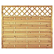 T & J Sichtschutzelement Maxi Massiv (180 x 150 cm, Holz, Mit Ornament-Gitter) | BAUHAUS