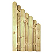 T & J Sichtschutzelement Daan (B x H: 90 x 160 cm, Holz, Kesseldruckimprägniert Grün) | BAUHAUS