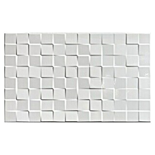 Revestimiento de pared Blanco Luchón (55 x 33 cm, Blanco, Mate)