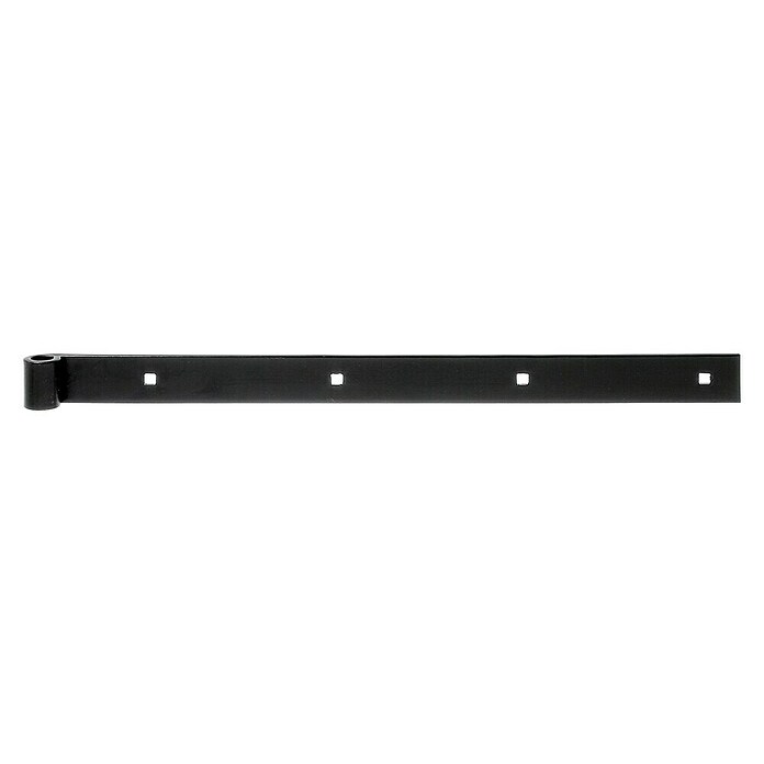 Alberts Bisagra recta (L x An: 500 x 35 mm, Espesor: 5 mm, Negro, Zincado) | BAUHAUS