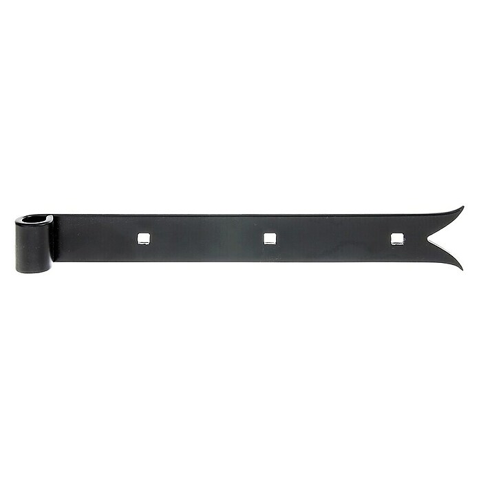 Alberts Bisagra con cola de pez (Largo: 300 mm, Negro, 3 agujeros) | BAUHAUS