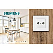 Siemens DELTA Viva Antennendose SIE039734 (Polar Weiß, Glänzend, Unterputz) | BAUHAUS