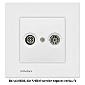 Siemens DELTA Viva Antennendose SIE039734 (Polar Weiß, Glänzend, Unterputz) | BAUHAUS