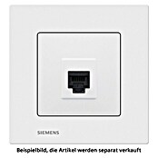 Siemens DELTA Viva Netzwerk-Anschlussdose SIE039710 (Polar Weiß, Glänzend, 16 A, Unterputz) | BAUHAUS