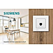 Siemens DELTA Viva Netzwerk-Anschlussdose SIE039710 (Polar Weiß, Glänzend, 16 A, Unterputz) | BAUHAUS