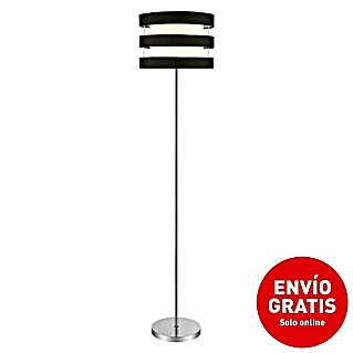 Lámpara de pie Piano (60 W, Altura: 155 cm, Negro/blanco, E27)