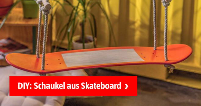 Empfehlungsteaser Schaukel aus Skateboard