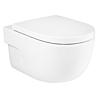 Zidna WC školjka bez ruba Meridian (Š x V: 36 x 36 cm, Bijela)