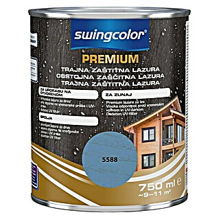 swingcolor Premium Lazura za drvo s dugotrajnom zaštitom (Plava, 750 ml)