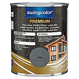 swingcolor Premium Lazura za drvo s dugotrajnom zaštitom (Srebrna, 750 ml)