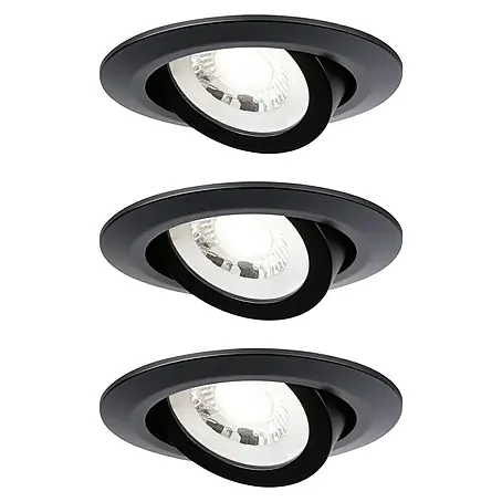 Paulmann  LED-Einbauleuchten-Set rund