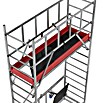 Krause ProTec XS Klappgerüst (Arbeitshöhe: 4,8 m, Belastbarkeit Plattform: 240 kg) | BAUHAUS