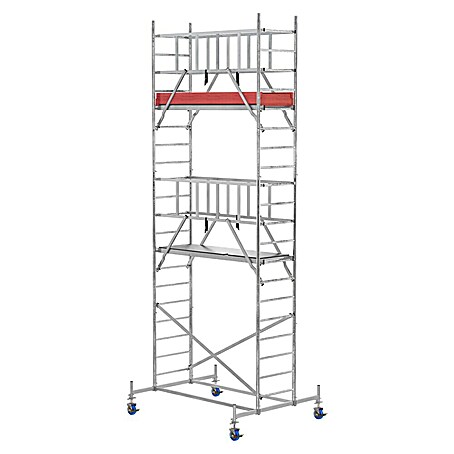 Krause ProTec Rollgerüst (Arbeitshöhe: 6,3 m, Belastbarkeit Plattform: 240 kg)