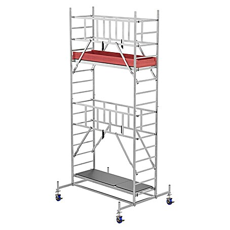 Krause ProTec Rollgerüst (Arbeitshöhe: 5,3 m, Belastbarkeit Plattform: 240 kg)