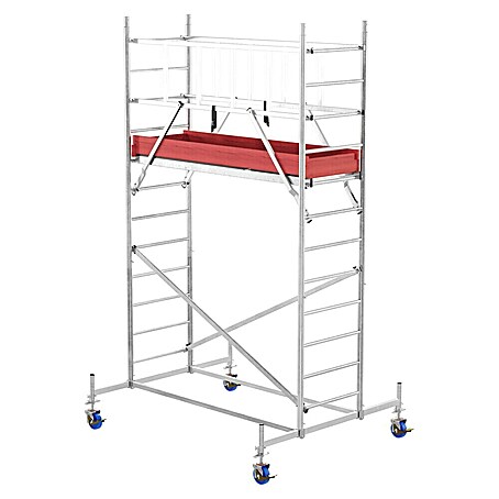 Krause ProTec Rollgerüst (Arbeitshöhe: 4,3 m, Belastbarkeit Plattform: 240 kg)