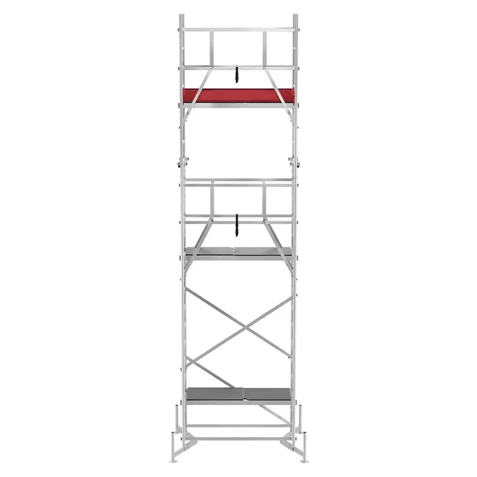 Krause ClimTec Leitergerüst - Arbeitshöhe: 7 m, Ohne Rollen