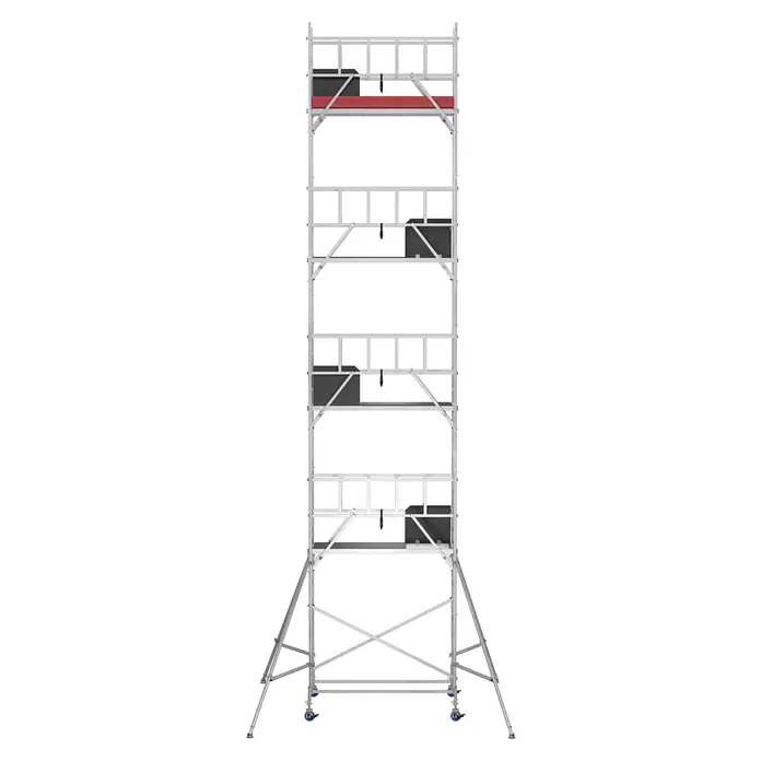 Krause ProTec Rollgerüst - Arbeitshöhe: 10,3 m, Belastbarkeit Plattform: 240 kg