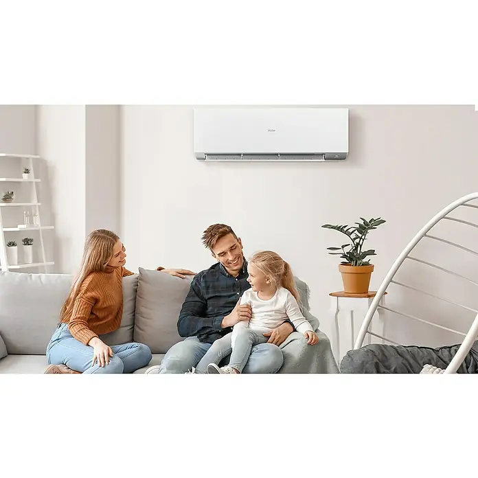 Haier Aire acondicionado Inverter Expert - 5.000 W, 5.650 W, 40 m², Blanco - Una vida familiar relajada con un moderno aire acondicionado Haier, que garantiza temperaturas agradables en la habitación.