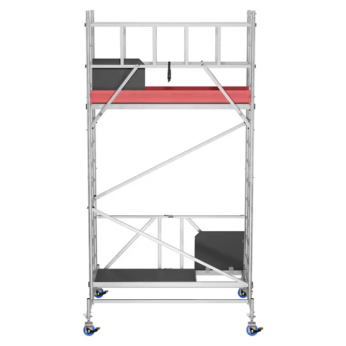 Krause ProTec XS Klappgerüst - Arbeitshöhe: 4,8 m, Belastbarkeit Plattform: 240 kg