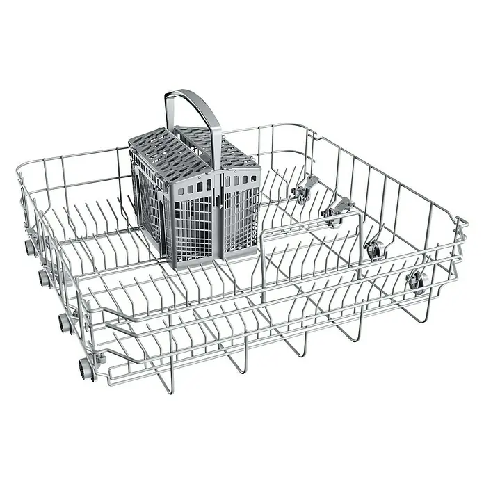 Teka Lavavajillas libre instalación DFS26650 - Ancho: 59,8 cm, Número de cubiertos: 13 ud., Consumo de agua por uso: 11 l - Una cesta para lavavajillas con cesta para cubiertos, ideal para organizar y limpiar los platos. Es robusta y fácil de manejar para una limpieza fácil.