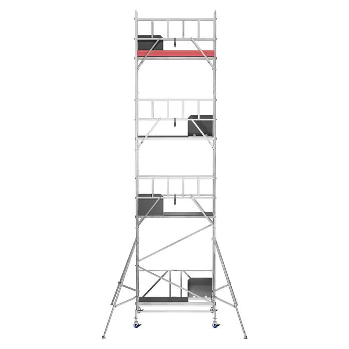 Krause ProTec XS Klappgerüst - Arbeitshöhe: 8,8 m, Belastbarkeit Plattform: 240 kg