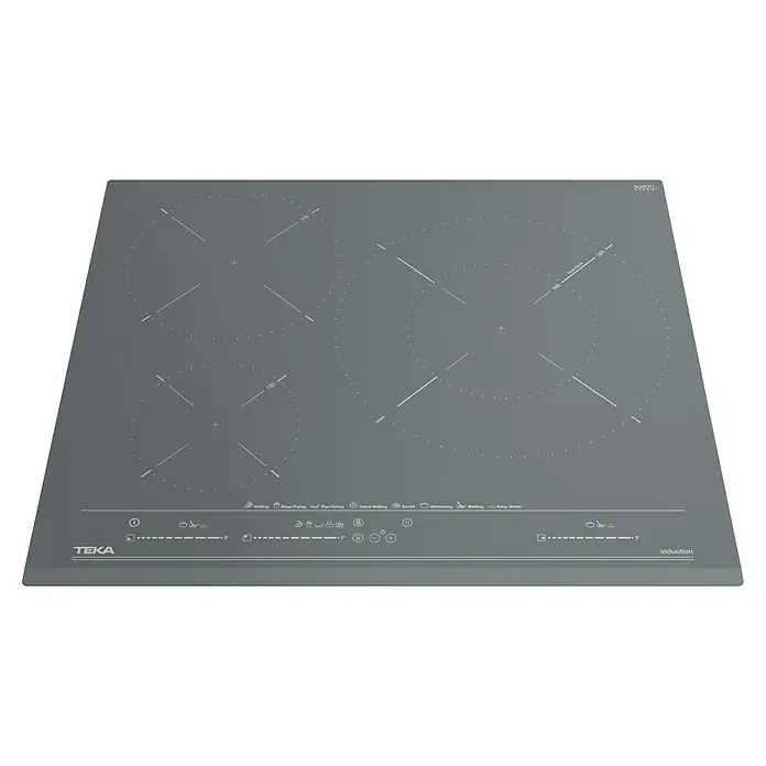 Teka Placa de cocción IZC63630ST - An x L: 60 x 51 cm - Aquí hay una moderna placa de inducción TEKA con cuatro zonas de cocción. La placa cuenta con un diseño elegante y controles táctiles.