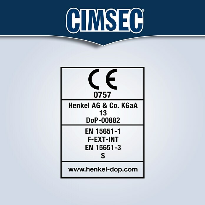 Cimsec Silikon-Fugenmasse Fugenflex Premium (Sorrentoblau, 310 ml)