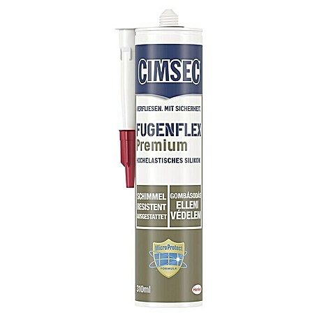 Cimsec Silikon-Fugenmasse Fugenflex Premium (Manhattan, 310 ml)