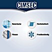 Cimsec Silikon-Fugenmasse Fugenflex Premium (Silbergrau, 310 ml)