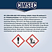 Cimsec Silikon-Dichtungsmasse Fugenflex Stop Schimmel (Grau, 300 ml)