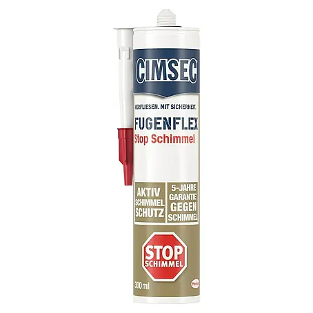 Cimsec  Silikon-Dichtungsmasse Fugenflex Stop Schimmel