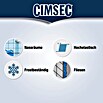Cimsec Silikon-Dichtungsmasse Fugenflex Stop Schimmel (Weiß, 300 ml)