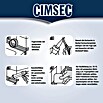 Cimsec Silikon-Dichtungsmasse Fugenflex Stop Schimmel (Weiß, 300 ml)