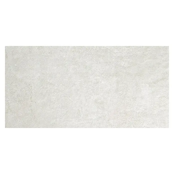Revestimiento de pared Rodano - 30 x 60 cm, Light grey, Mate - Esta imagen muestra un primer plano de una baldosa cerámica de color gris claro con una superficie ligeramente texturizada. La baldosa es ideal para interiores modernos.