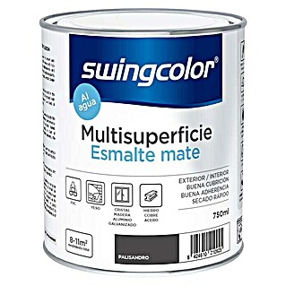 swingcolor Esmalte de color Multisuperficie (Palisandro, 750 ml, Mate)