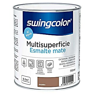 swingcolor Esmalte de color Multisuperficie (Madera, 750 ml, Mate)