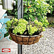 Bellissa Blumenampel Hanging Basket inkl. Einsatz (Ø x H: 55 x 20 cm, Metall, Schwarz) | BAUHAUS