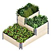 Upyard Hochbeet 3 Ebenen (120 x 80 x 58,5 cm, Holz, Natur, Fassungsvermögen: 301,8 l) | BAUHAUS