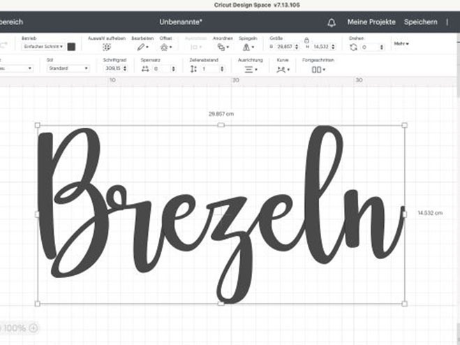 Schriftzug erstellen